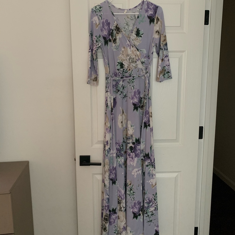 Pink Blush Maternity Dress